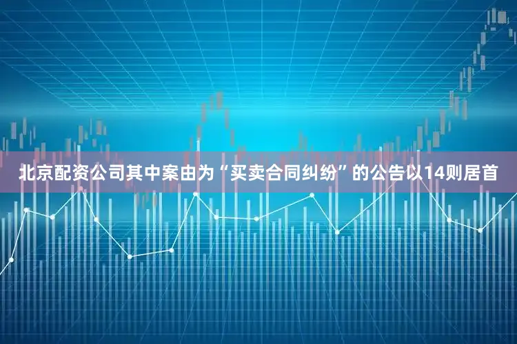 北京配资公司其中案由为“买卖合同纠纷”的公告以14则居首